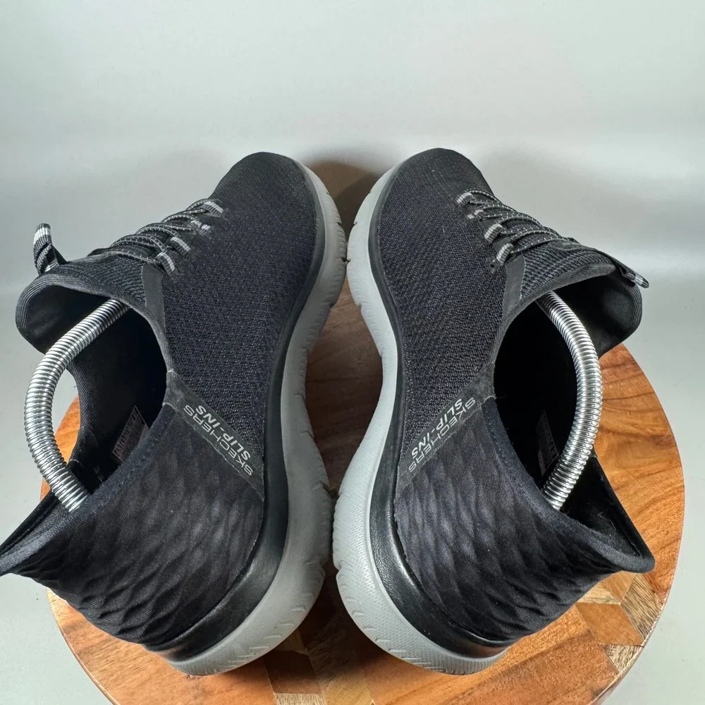 Skechers Mens Slip-ins Ultra Flex 3.0 Smooth Step Black 232457W Size 9.5 Wide